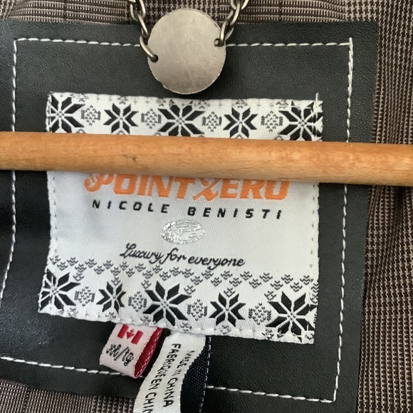 Ladies Point Zero jacket coat glen plaid size xl feather downs and waterproof - Picture 4 of 7